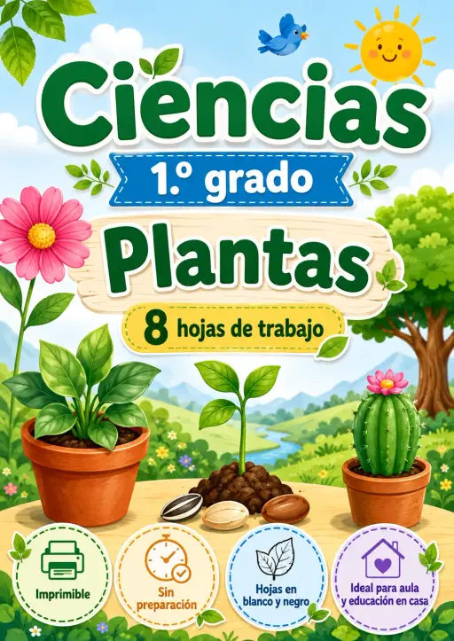 1.º grado - Plantas - Paquete de ciencias en español