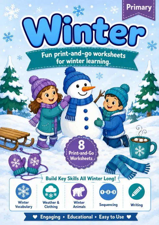 Winter Worksheet Pack