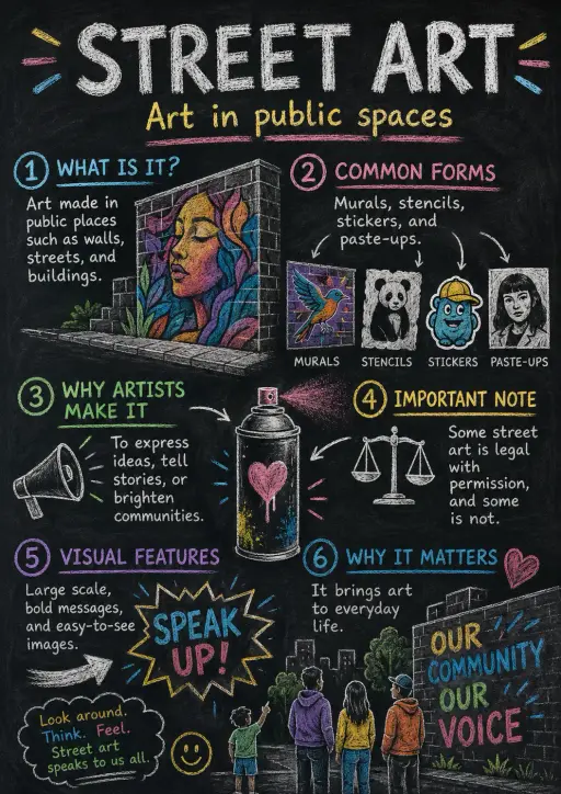 Street Art Art History Infographic