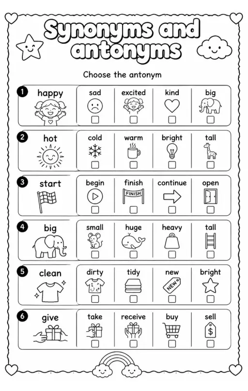 Choose the antonym