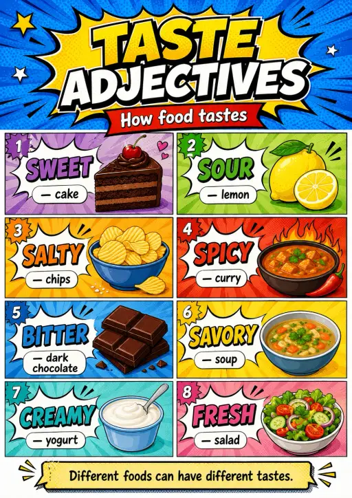 Taste Food Infographic