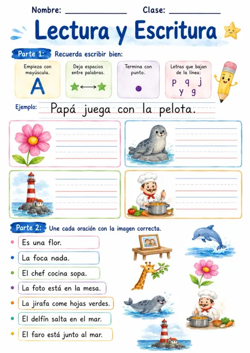 Spanish Letter F Phonics Worksheets Pack