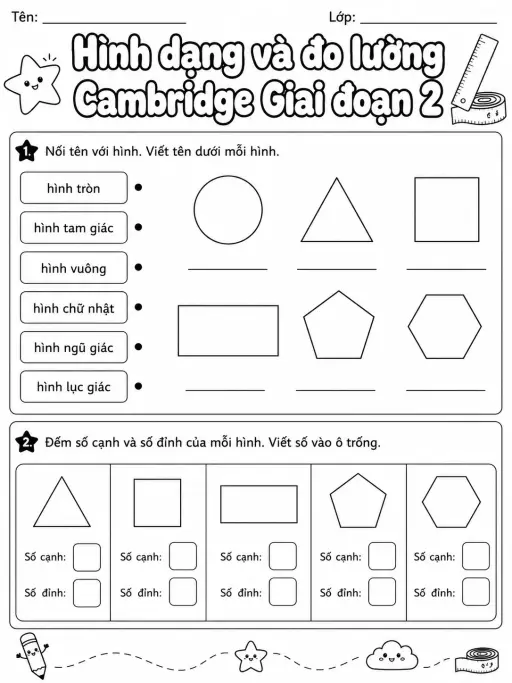 Tỉ lệ Cambridge Giai đoạn 2 - Gói bài tập 17