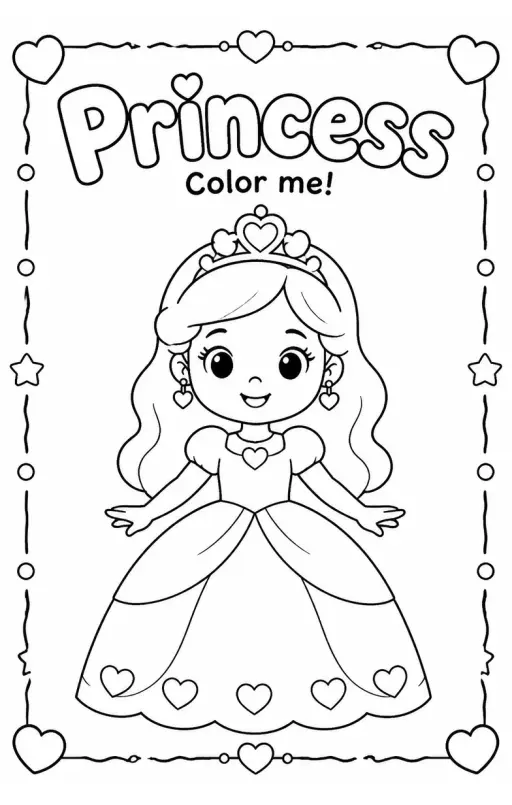 Princess Coloring Pages
