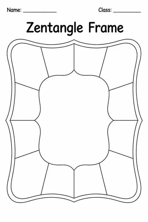 Zentangle Frame
