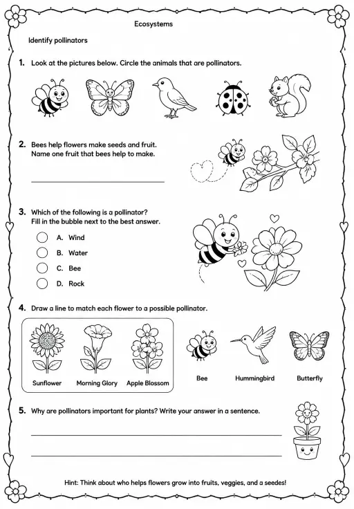 Identify pollinators