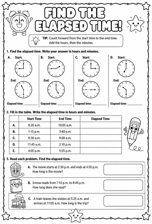 Find the elapsed time