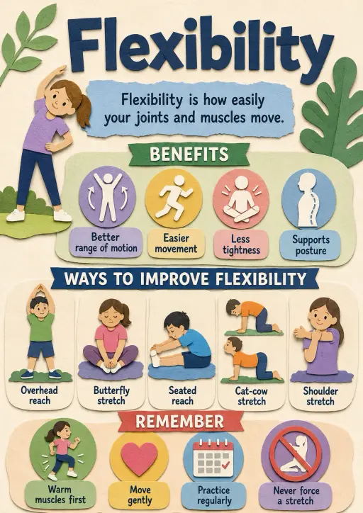 Flexibility Exercise Infographic