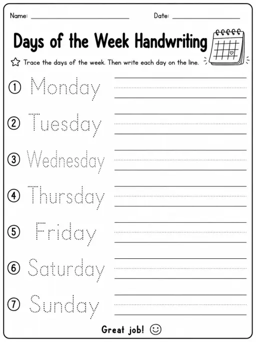 Days of the Week