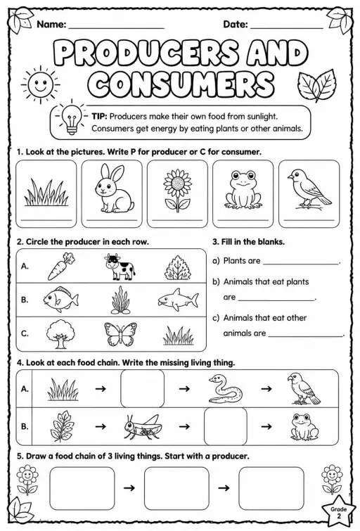 Producers and consumers