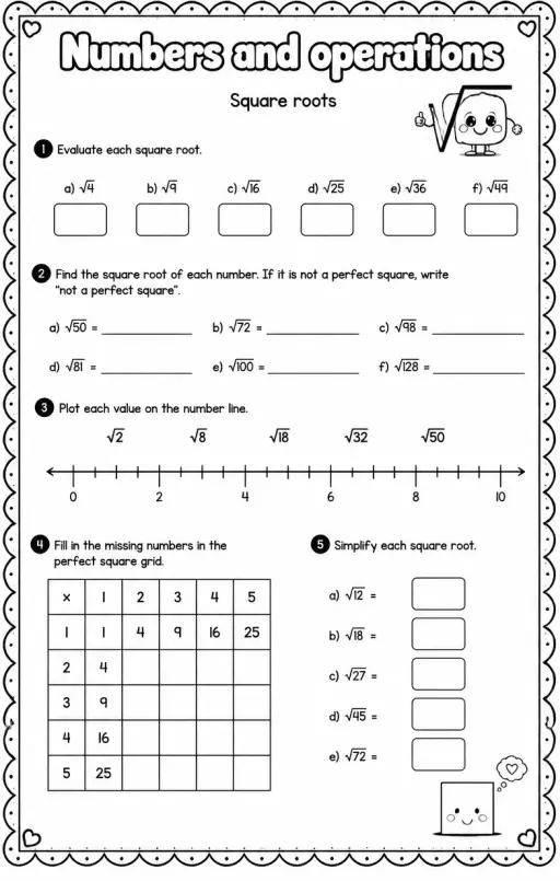 Square roots