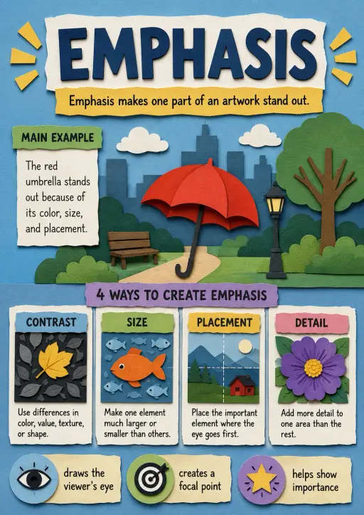 Emphasis Art Elements Infographic