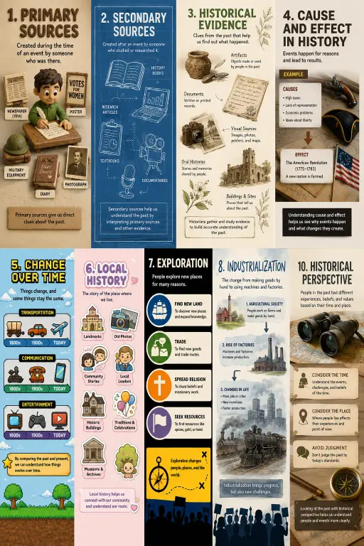 1. Primary Sources History Infographic