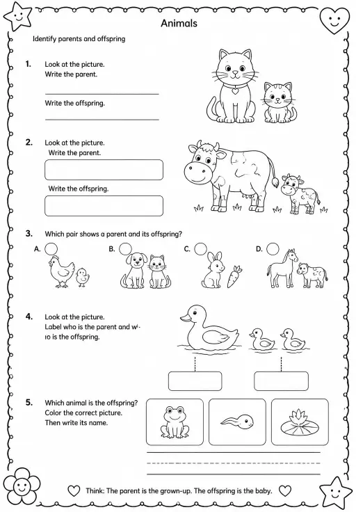 Identify parents and offspring