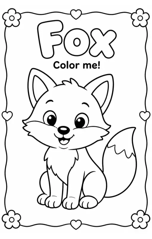 Fox Coloring Pages