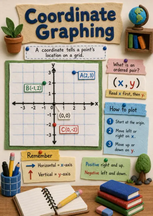 Coordinate Algebra Infographic