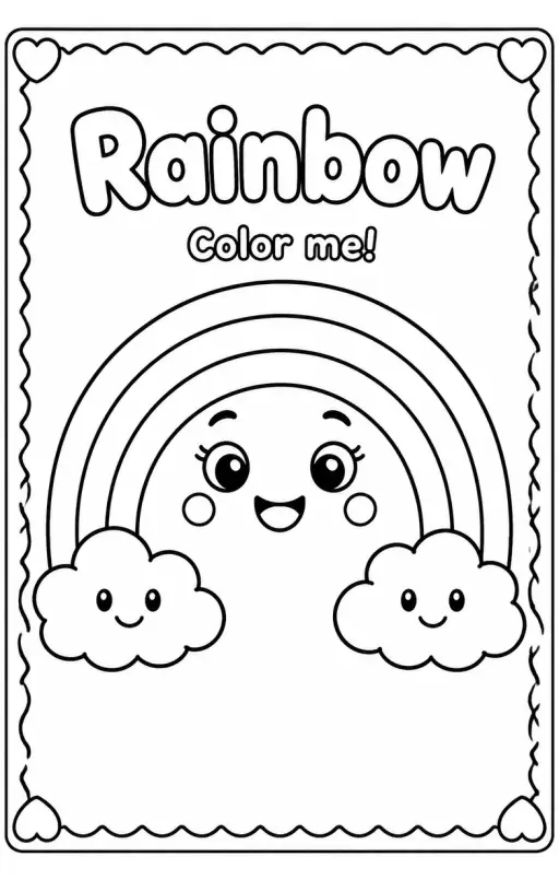 Rainbow Coloring Pages