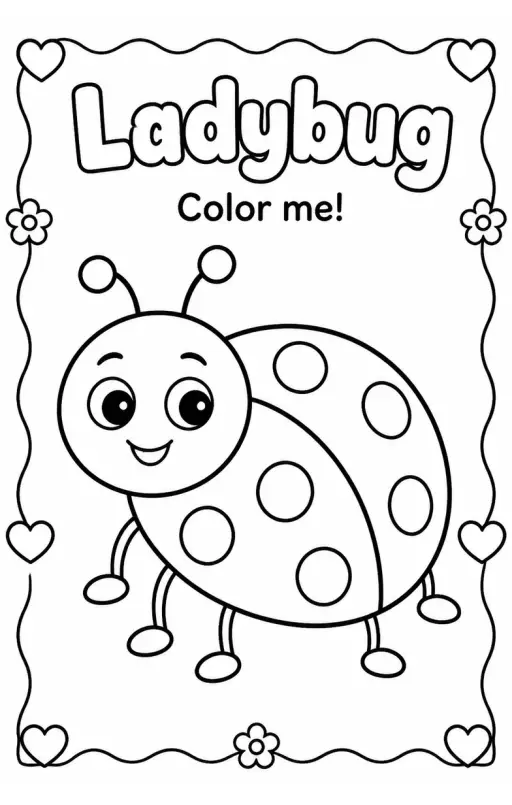 Ladybug Coloring Pages