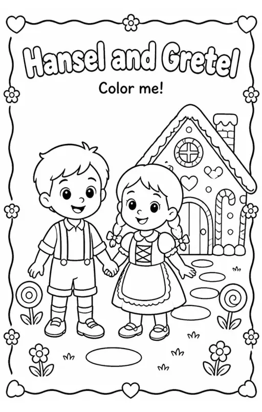 Hansel and Gretel Coloring Pages