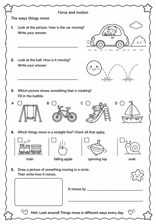 The ways things move