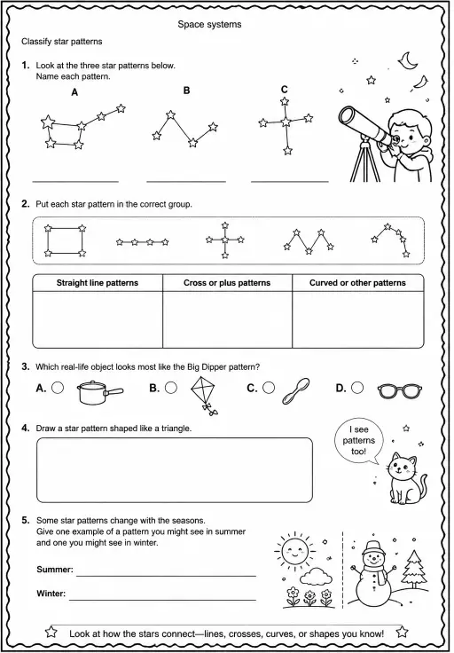 Classify star patterns