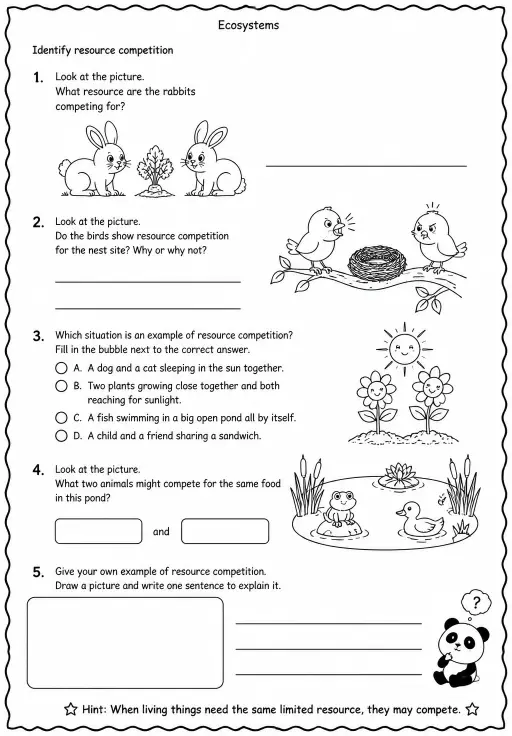 Identify resource competition