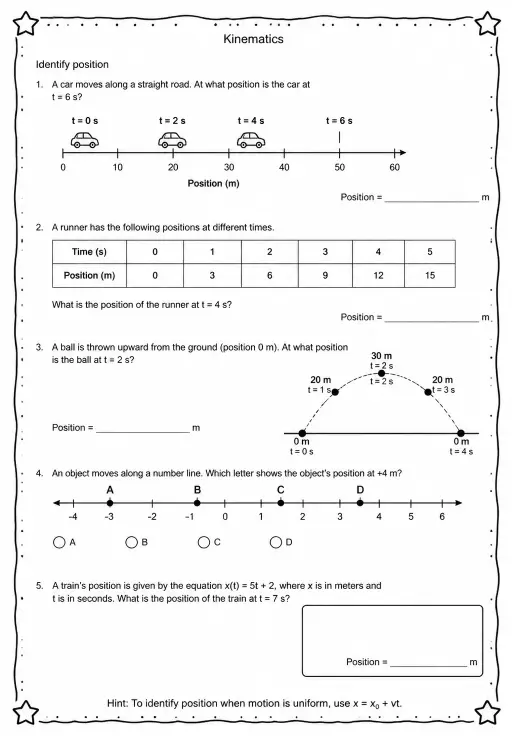 Identify position