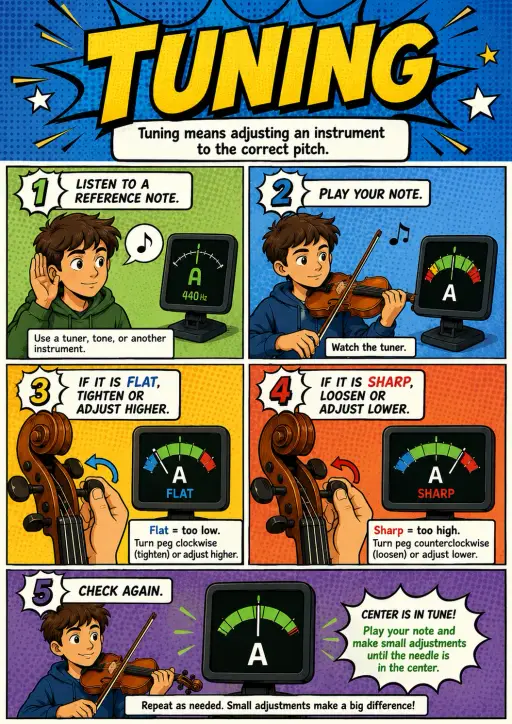 Tuning Instruments Infographic