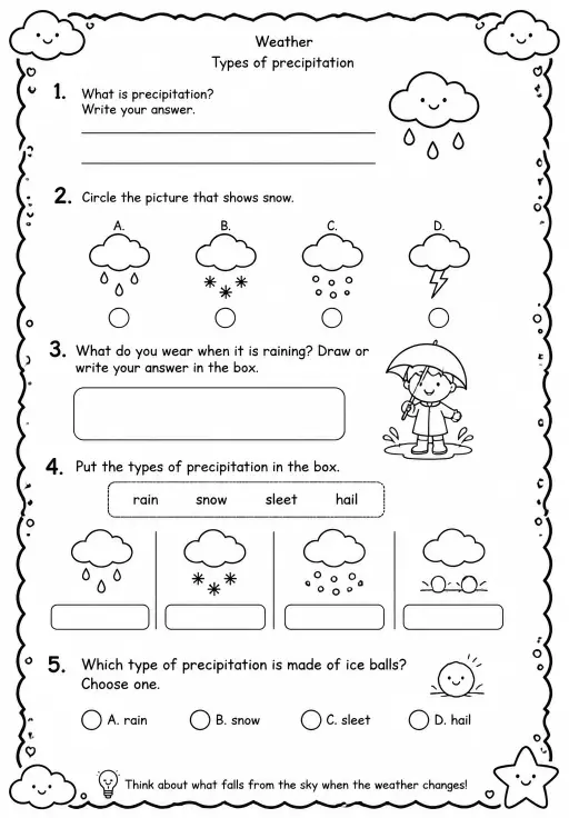 Types of precipitation