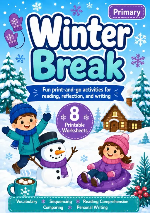 Winter Break Worksheet Pack