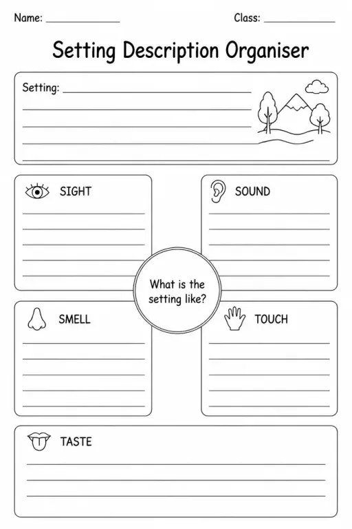 Setting Description Organiser