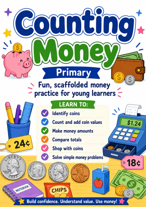 Counting Money Worksheet Pack