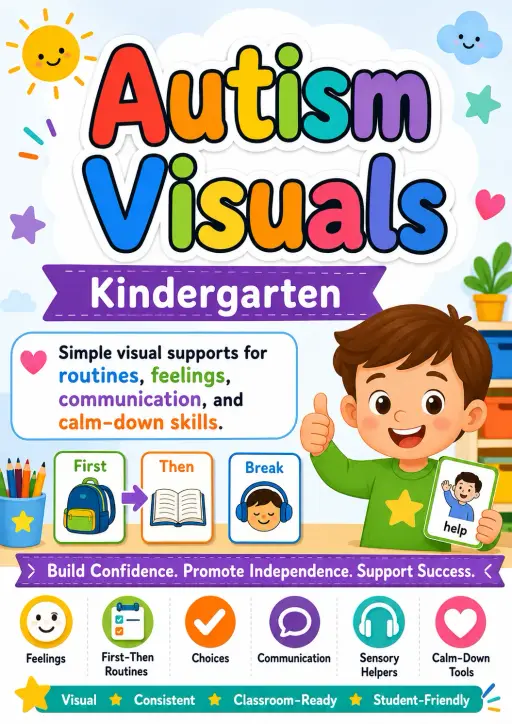 Autism Visuals Worksheet Pack