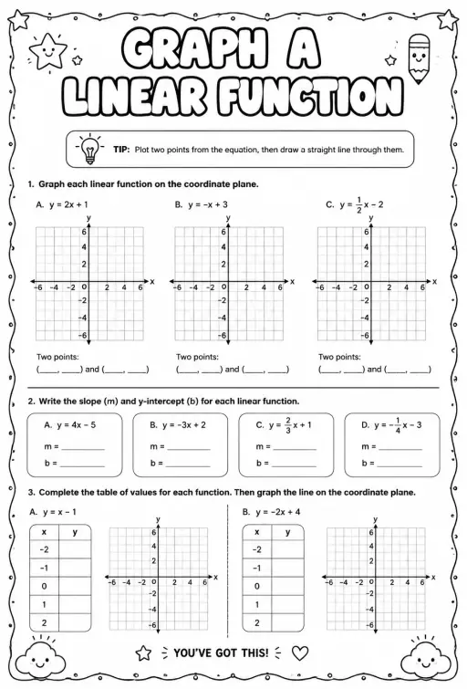 Graph a linear function