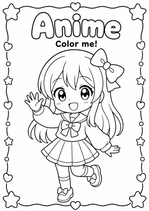 Anime Coloring Pages