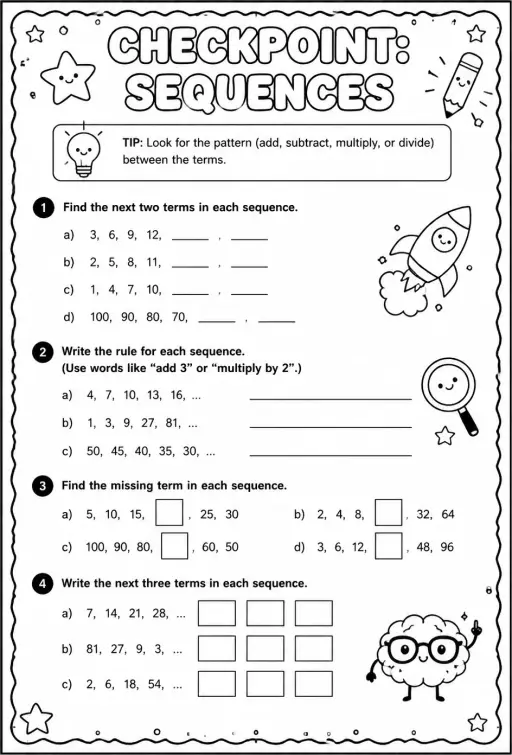 Checkpoint: Sequences