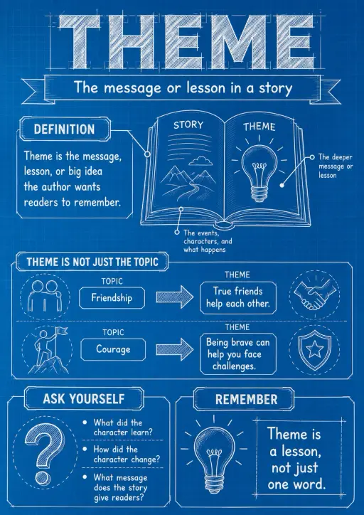 Theme Reading Infographic