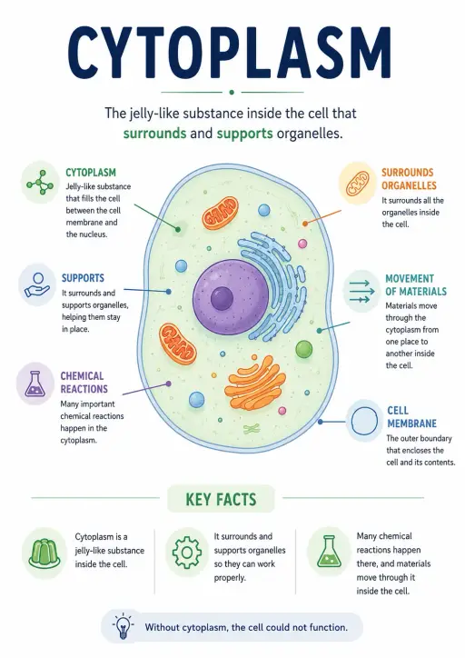 Cytoplasm Cells Infographic