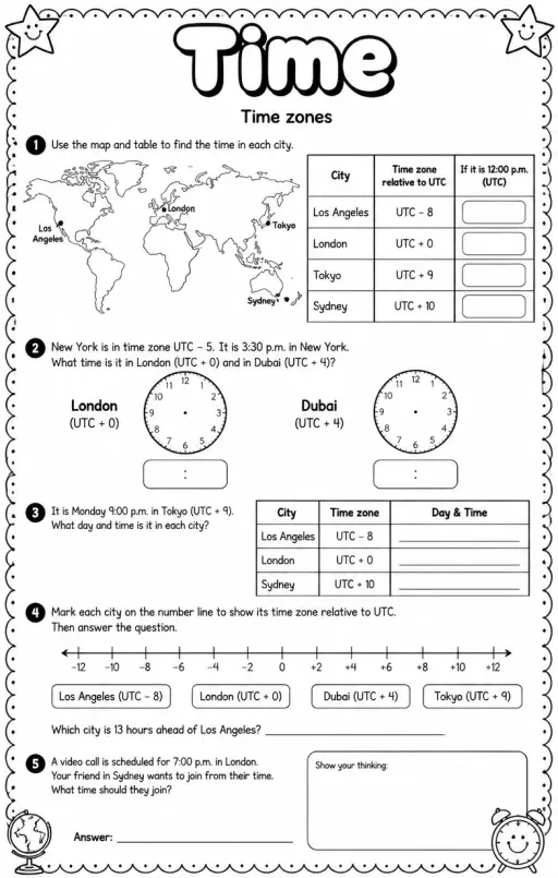 Time zones