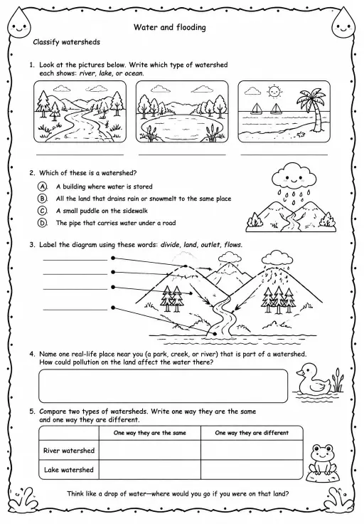 Classify watersheds