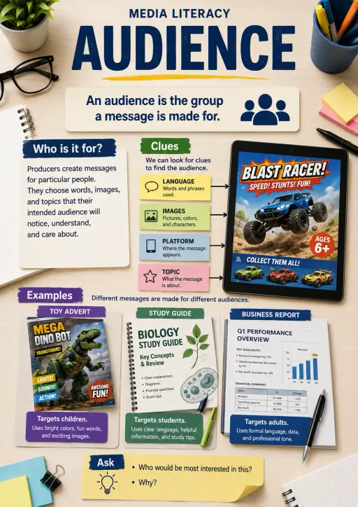 Audience Media Literacy Infographic