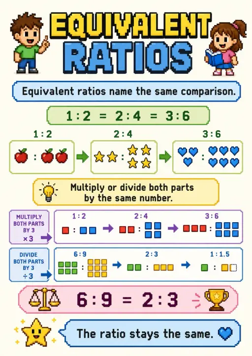 Equivalent Ratios Infographic