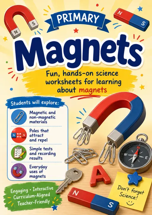 Magnets Worksheet Pack