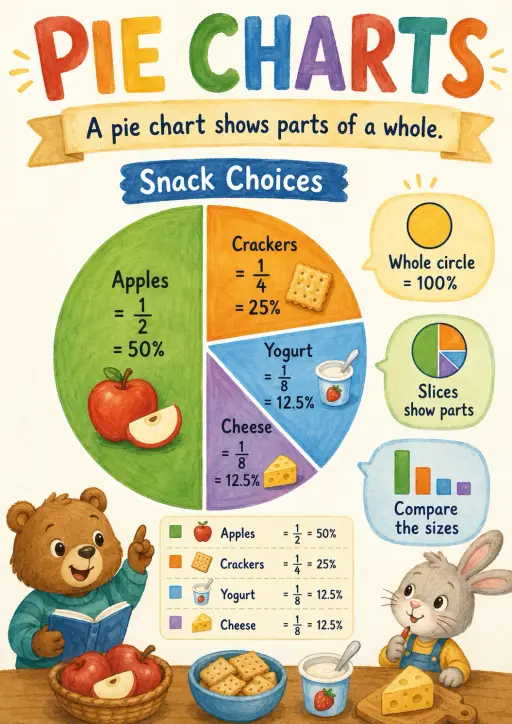 Pie charts Data and Statistics Infographic