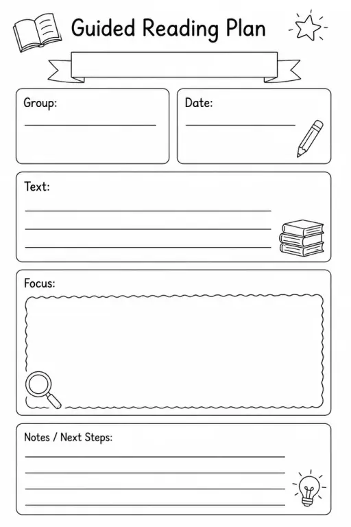 Guided Reading Plan