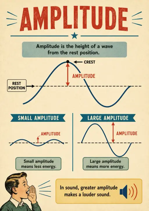 Amplitude Waves Infographic