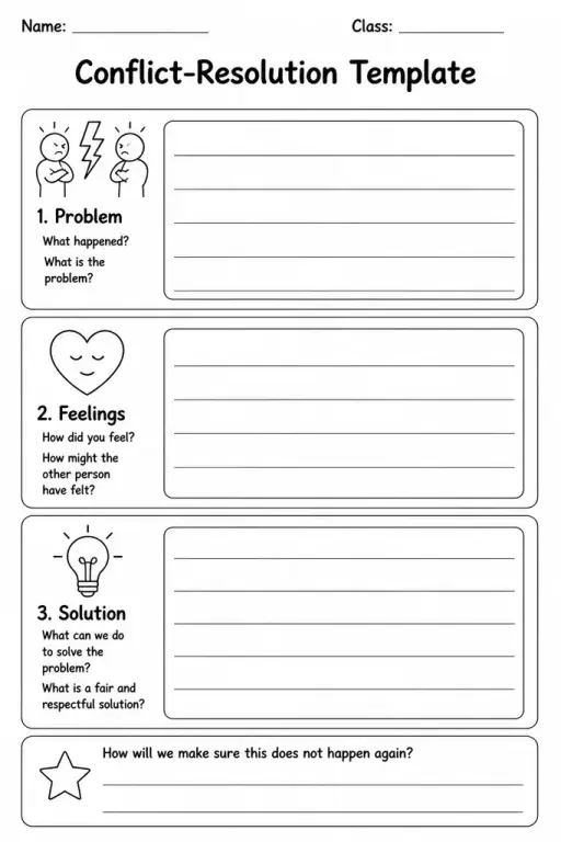 Conflict-Resolution Template