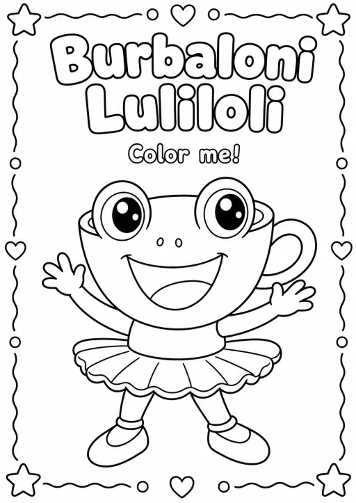 Burbaloni Luliloli Coloring Pages