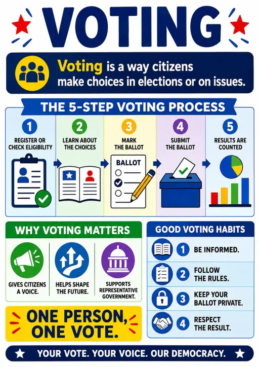 Voting Civics Infographic