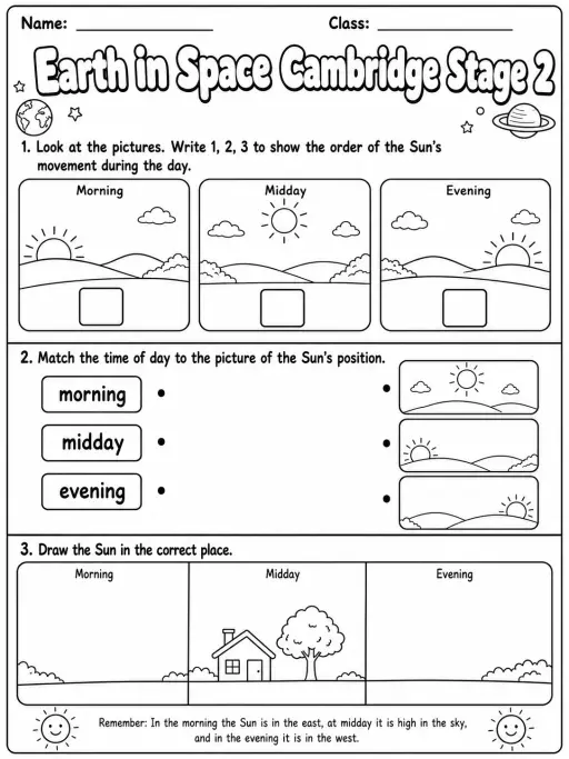 Earth in Space Cambridge Stage 2